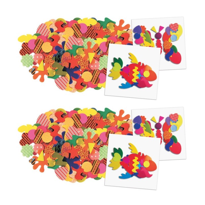 Roylco® Paper Popz, 1500 Shapes Per Pack, 2 Packs