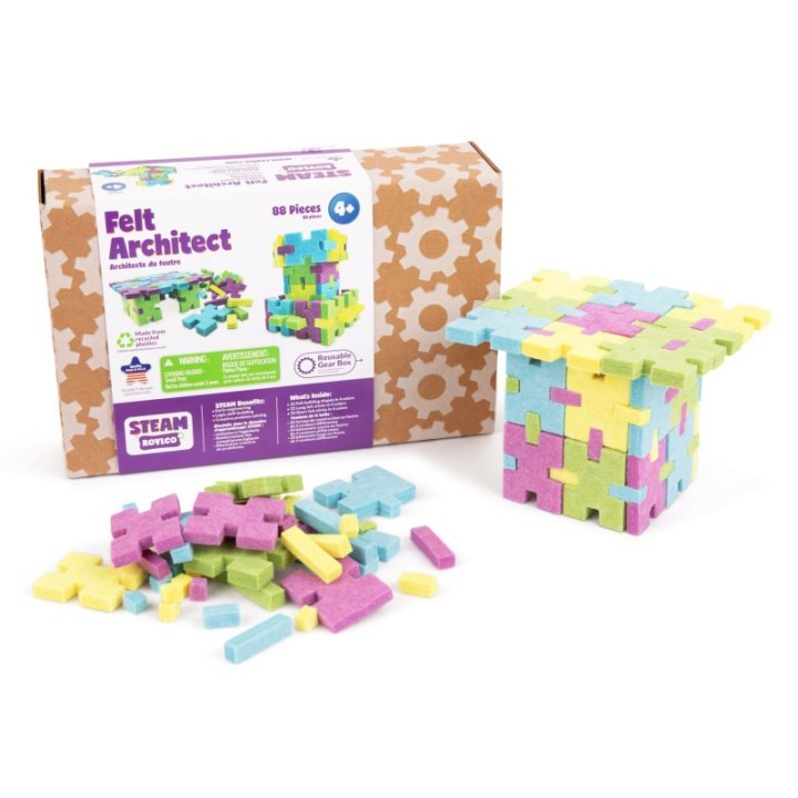 Roylco® Felt Architect, 88 Pieces