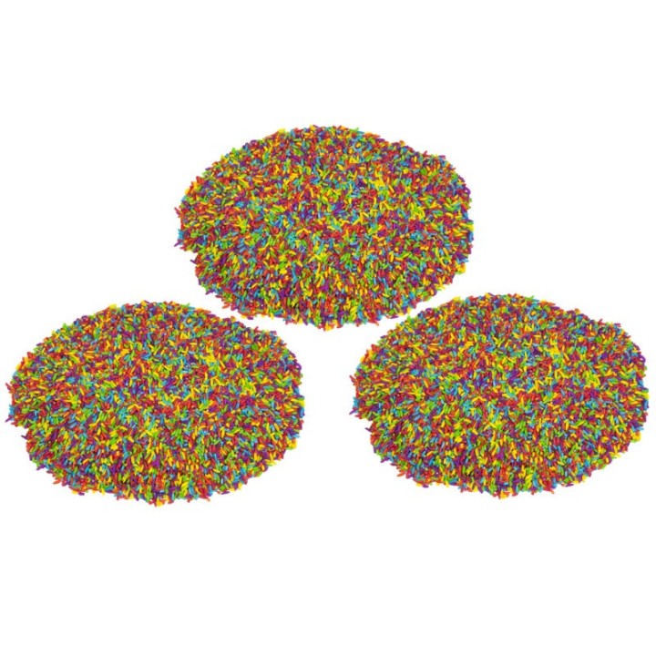 Roylco® Colored Rice, 1 lb. Per Pack, 3 Packs