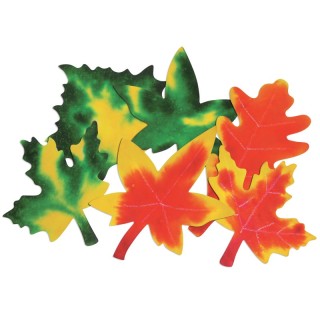 Roylco® Color Diffusing Paper Leaves, Pack of 80