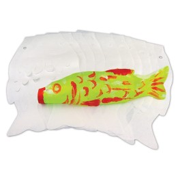 Roylco® Japanese Carp Windsock, Pack of 24