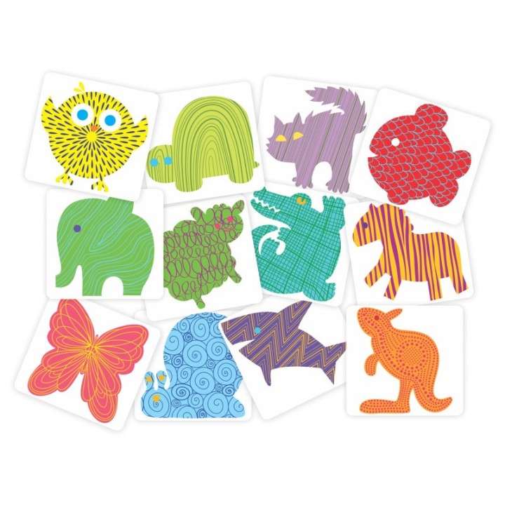 Roylco® Learn About Lines Rubbing Plates, Set of 12