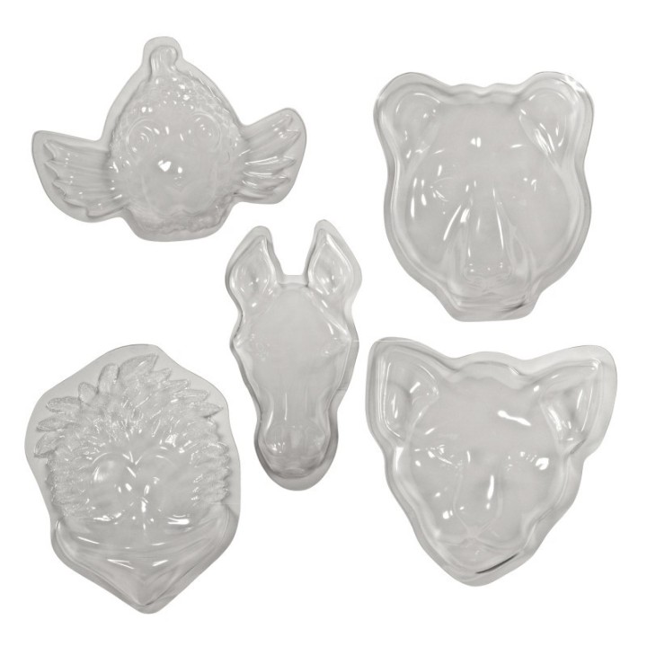 Roylco® Animal Face Forms, Pack of 5