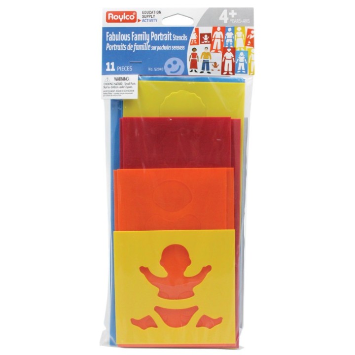 Roylco® Fabulous Family Portrait Stencils