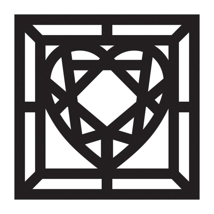 Roylco® Stained Glass Heart Cardstock Frames, Pack of 24