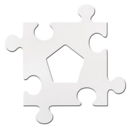 Roylco® Picture Frame Puzzle Pieces, 24 Per Pack, 2 Packs