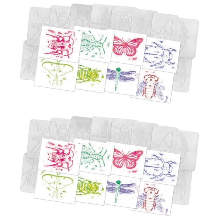 Roylco® Rubbing Plates, Insects, 16 Per Pack, 2 Packs