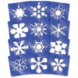 Roylco® Super Snowflake Stencils, Pack of 12