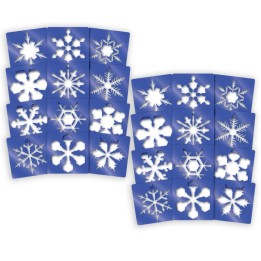 Roylco® Super Snowflake Stencils, 12 Per Pack, 2 Packs