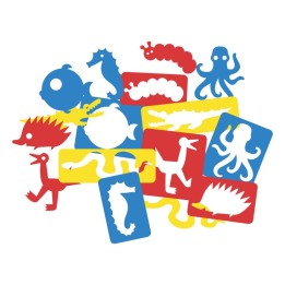 Roylco® All About Lines Unruly Rulers, 8 Stencils