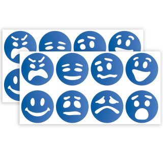Roylco® Emotion Token Stencils, 8 Per Pack, 2 Packs
