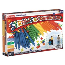 Roylco® Straws & Connectors Set, 705 Pieces