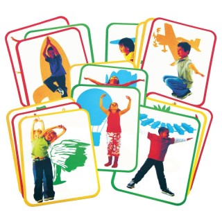 Roylco® Body Poetry Yoga Card, Pack 16