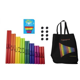 Rhythm Band Instruments Boomwhacker Percussion Tubes Boom! Whack! Pop! Kit