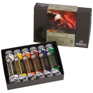 Rembrandt Oil Color Starter Set, 6 x 15mL