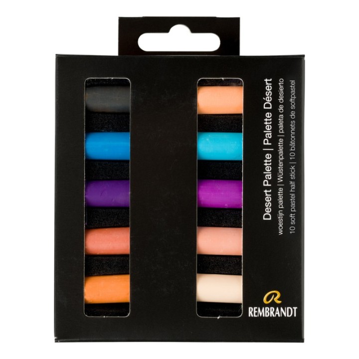 Rembrandt Soft Pastel Micro Sets, 10 Half Sticks, Southwest Desert Palette