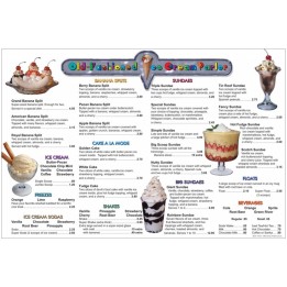 Remedia Publications Menu Math: Old-Fashioned Ice Cream Parlor, 6 Extra Menus