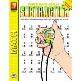 Remedia Publications Timed Math Drills: Subtraction Workbook