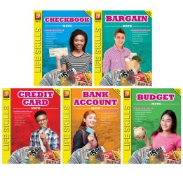 Remedia Publications Life Skills Math Series, Set of 5