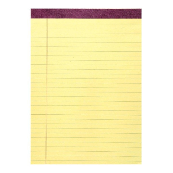 Roaring Spring Paper Products Legal Pad, Standard, Canary