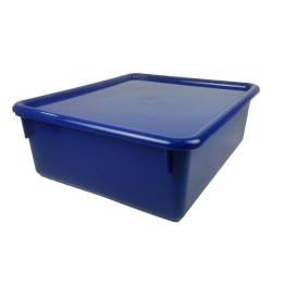 Romanoff Double Stowaway® Tray with Lid, Blue