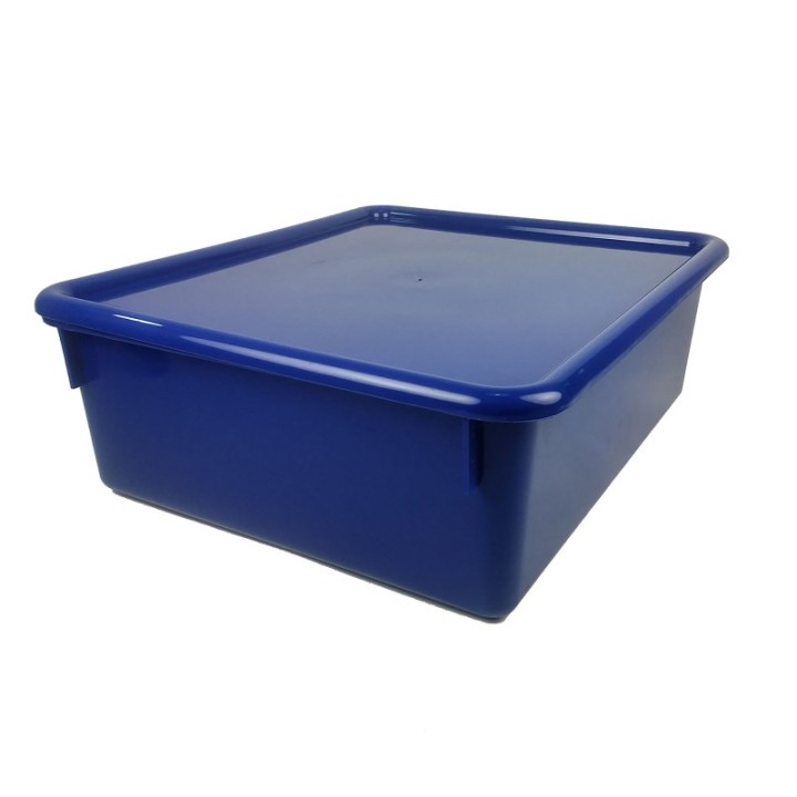 Romanoff Double Stowaway® Tray with Lid, Blue