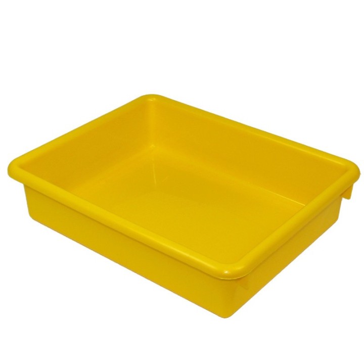 Romanoff Stowaway® 3" Letter Tray no Lid, Yellow