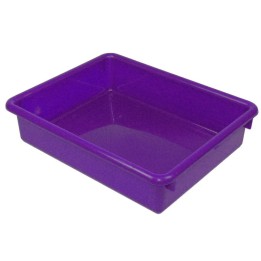 Romanoff Stowaway® 3" Letter Tray no Lid, Purple