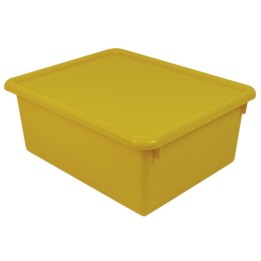 Romanoff Stowaway® 5" Letter Box with Lid, Yellow
