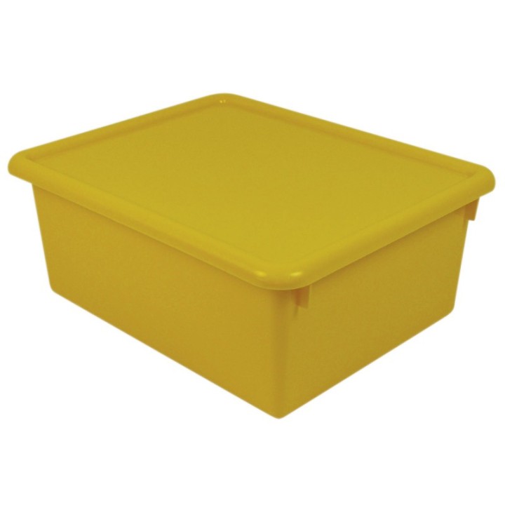 Romanoff Stowaway® 5" Letter Box with Lid, Yellow