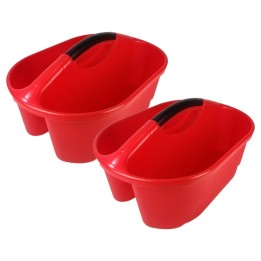 Romanoff Classroom Caddy, Red, Pack of 2
