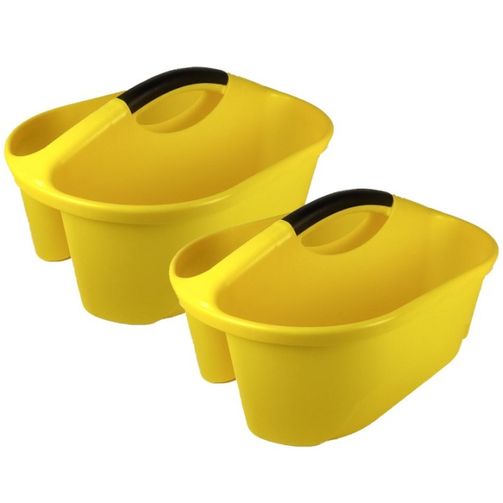 Romanoff Classroom Caddy, Yellow, Pack of 2