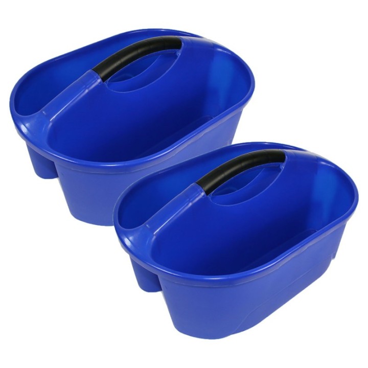 Romanoff Classroom Caddy, Blue, Pack of 2