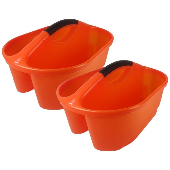 Romanoff Classroom Caddy, Orange, Pack of 2