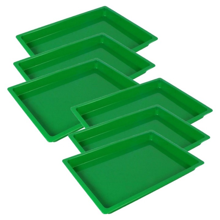 Romanoff Medium Creativitray®, Green, Pack of 6