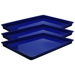 Romanoff Large Creativitray®, Blue, Pack of 3