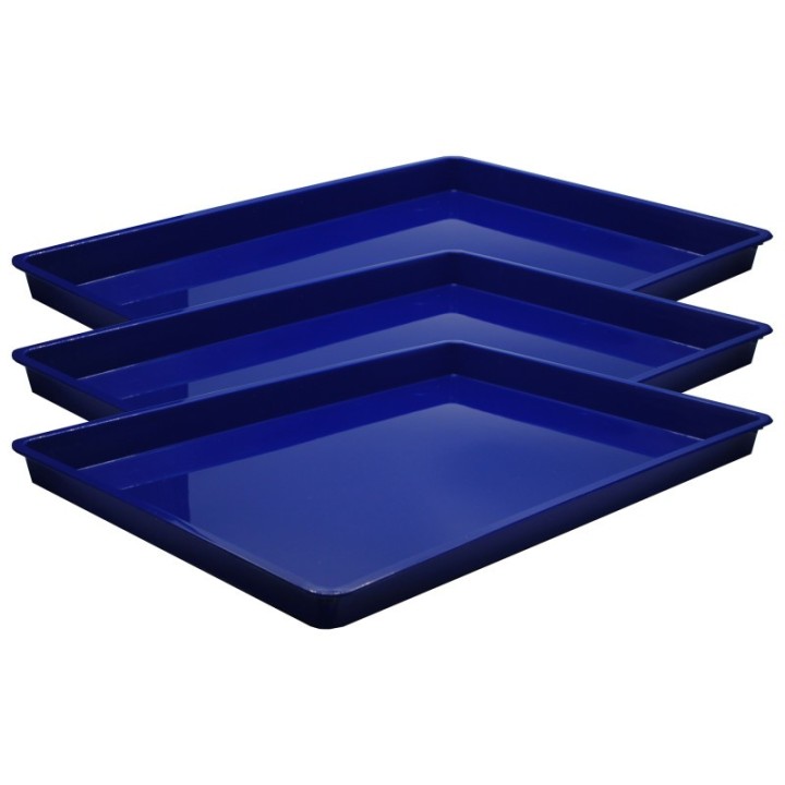 Romanoff Large Creativitray®, Blue, Pack of 3