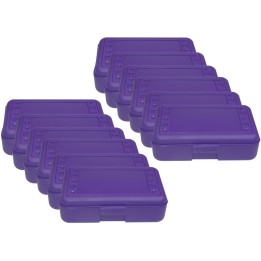 Romanoff Pencil Box, Purple, Pack of 12