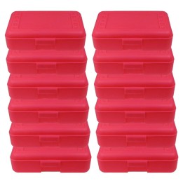 Romanoff Pencil Box, Hot Pink, Pack of 12