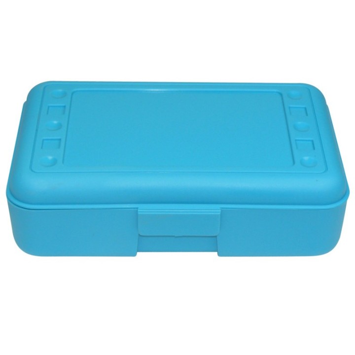 Romanoff Pencil Box, Turquoise