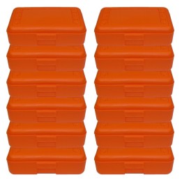 Romanoff Pencil Box, Orange, Pack of 12