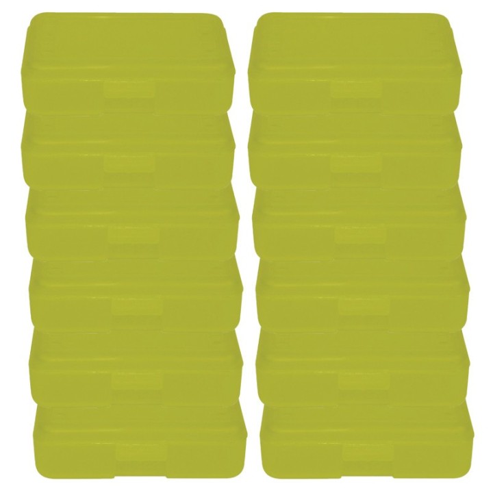 Romanoff Pencil Box, Lemon, Pack of 12