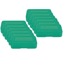 Romanoff Pencil Box, Translucent Lime, Pack of 12