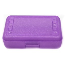 Romanoff Pencil Box, Purple Sparkle