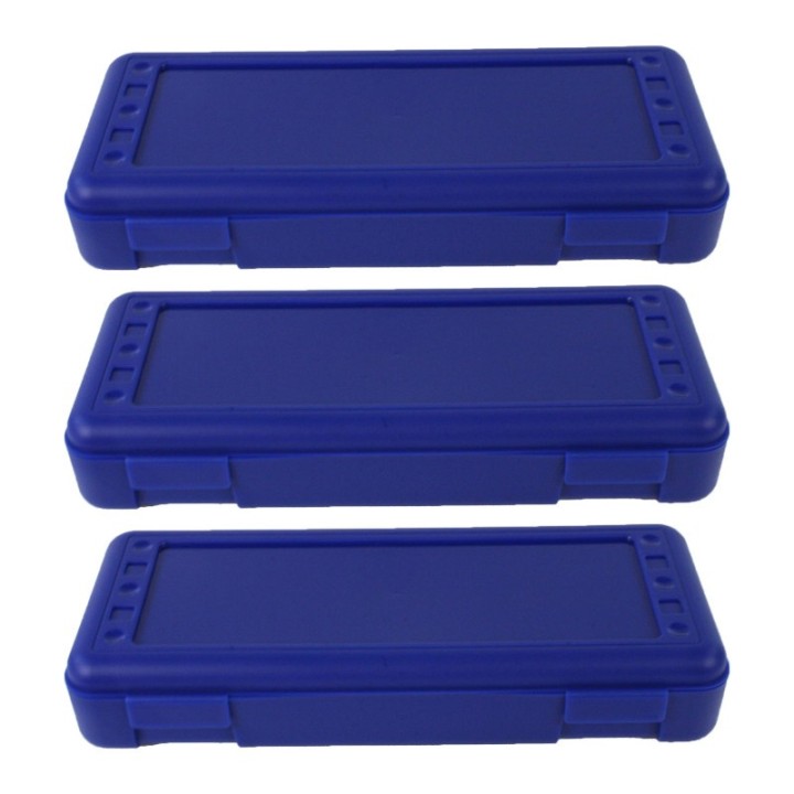 Romanoff Ruler Box, Blue, Pack of 3