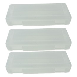 Romanoff Ruler Box, Clear, Pack of 3