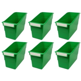 Romanoff Tattle® Shelf File, Green, Pack of 6