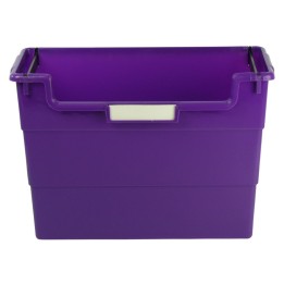 Romanoff Desk Top Organizer, Purple
