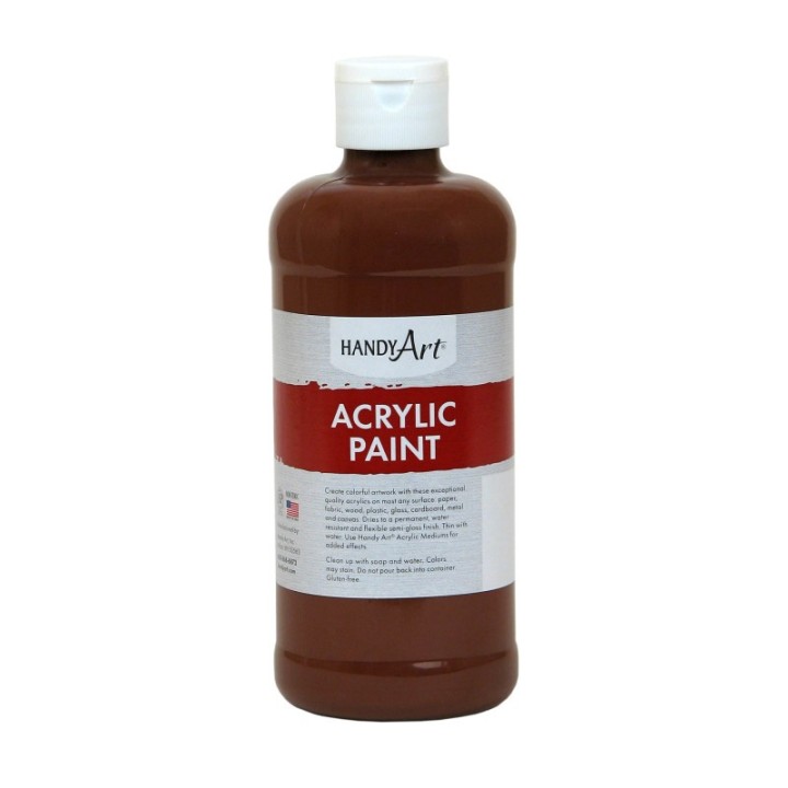 Handy Art® Acrylic Paint 16 oz, Burnt Sienna