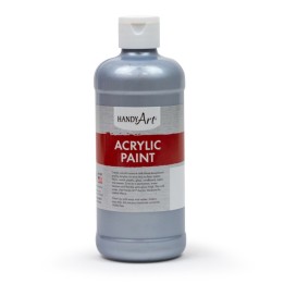 Handy Art® Metallic Acrylic Paint 16 oz., Silver